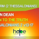 Sunday 11 October 2020 | Stephen Dean | Hold On To The Truth