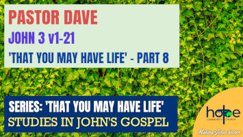 Sunday 4 February 2024 | Pastor Dave | That You May Have Life – Part 8