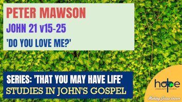Sunday 22 June 2025 | Peter Mawson | ‘Do You Love Me?’