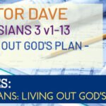 Sunday 7 September 2025 | Pastor Dave | Living Out God’s Plan – Part 5