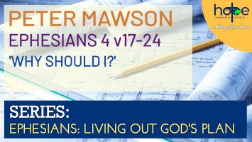 Sunday 28 September 2025 | Peter Mawson | ‘Why Should I?’
