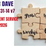 Sunday 4 January 2026 | Pastor Dave | Commitment Service Message 2026
