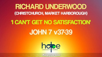 Sunday 14 June 2026 | Richard Underwood | I Can’t Get No Satisfaction